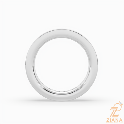Princess Cut Diamond Full Eternity Ring