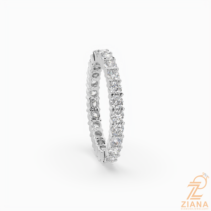 Round Brilliant Diamond Eternity Band Ring