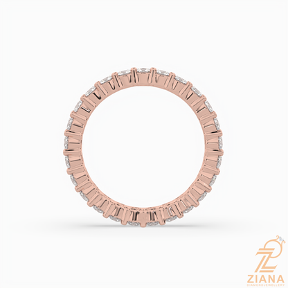 Round Brilliant Diamond Eternity Band Ring