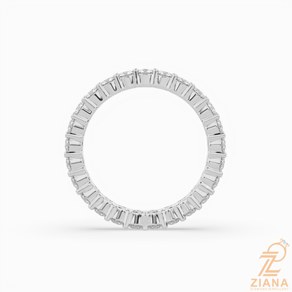 Round Brilliant Diamond Eternity Band Ring