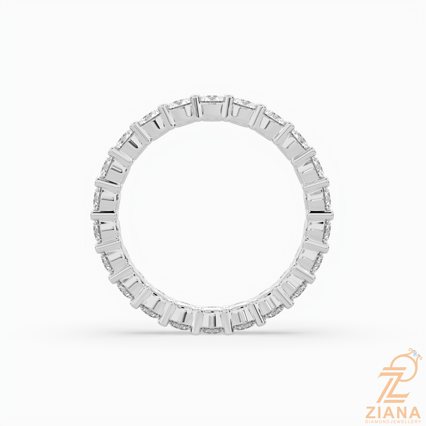 classic diamond eternity band