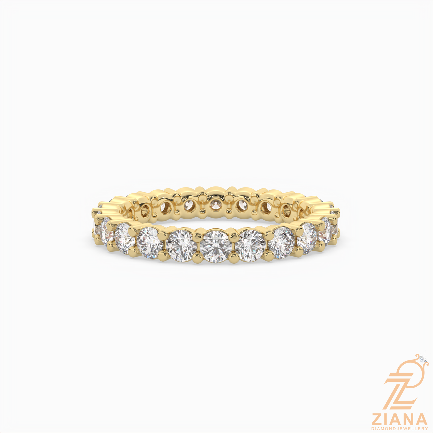 classic diamond eternity band