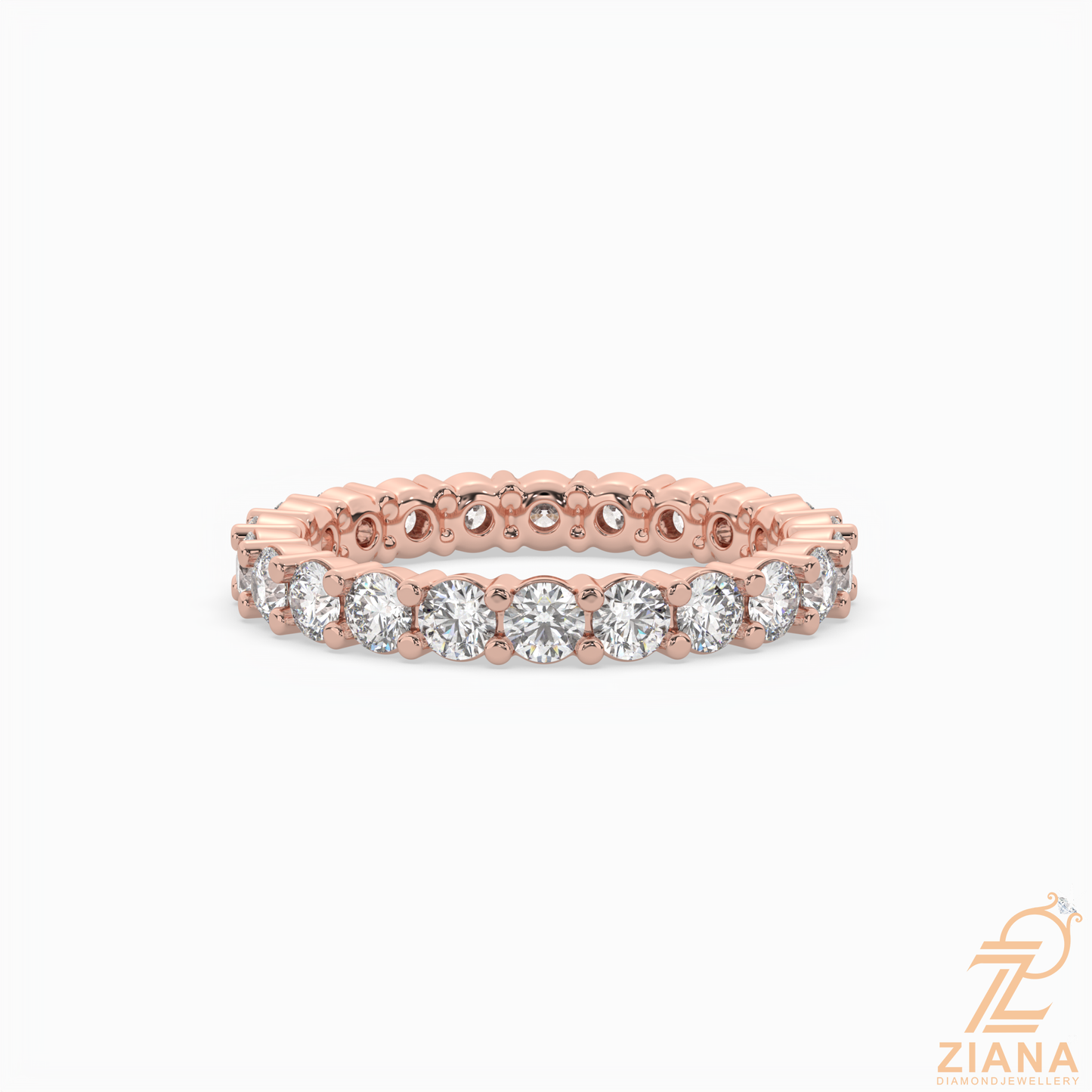 classic diamond eternity band
