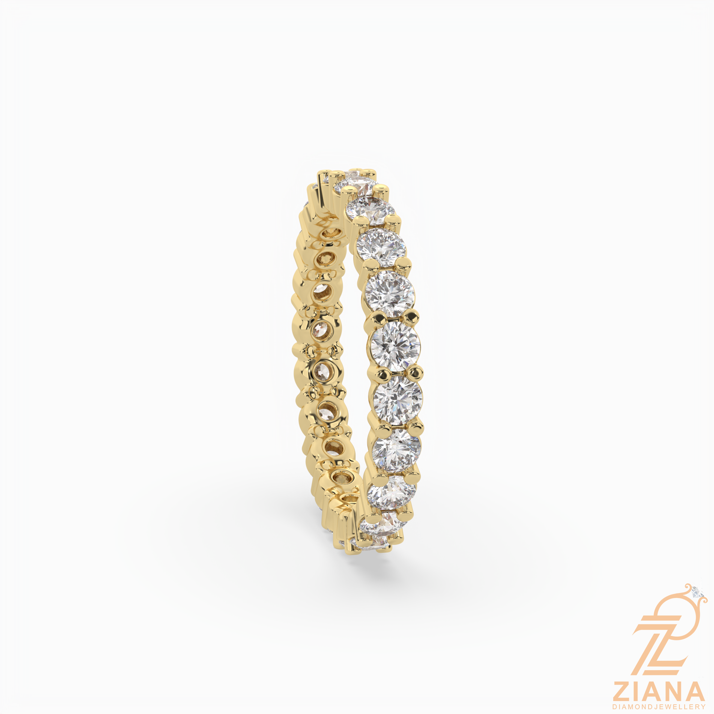 classic diamond eternity band