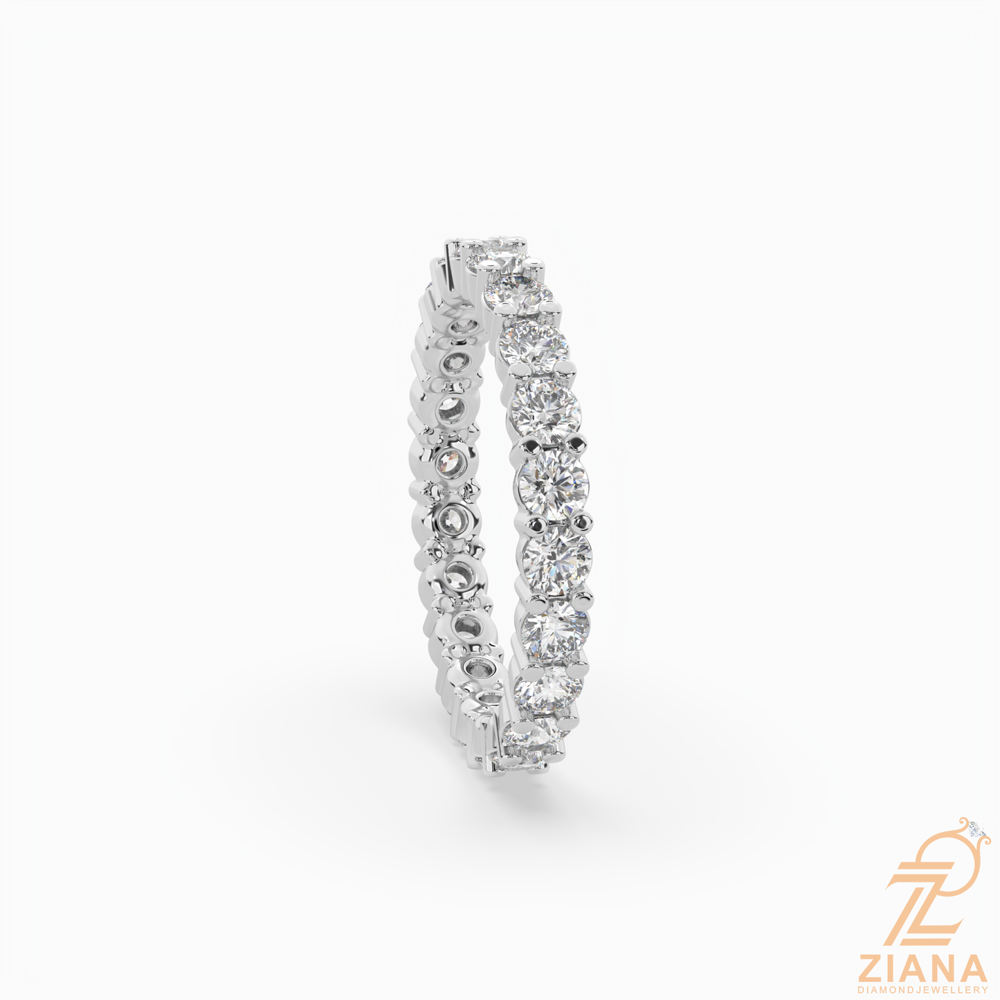 classic diamond eternity band