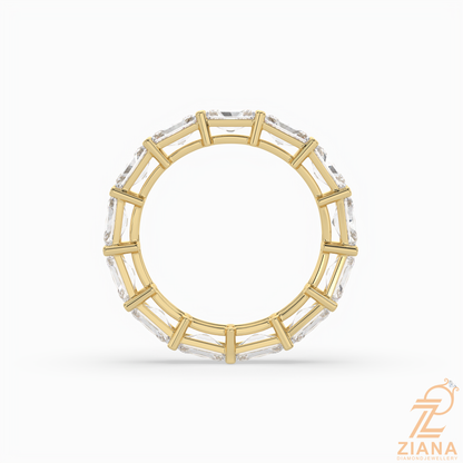 Emerald Cut Diamond Eternity Band Ring