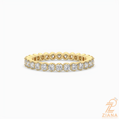 Round Brilliant Diamond Eternity Band Ring