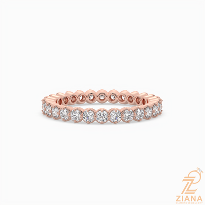 Round Brilliant Diamond Eternity Band Ring