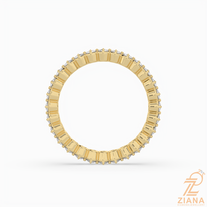 Round Brilliant Diamond Eternity Band Ring