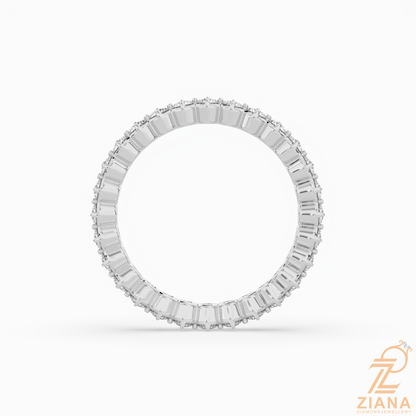Round Brilliant Diamond Eternity Band Ring