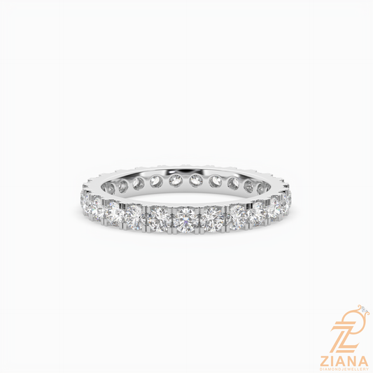 Classic Round Diamond Eternity Band Ring
