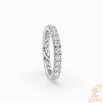 Classic Round Diamond Eternity Band Ring