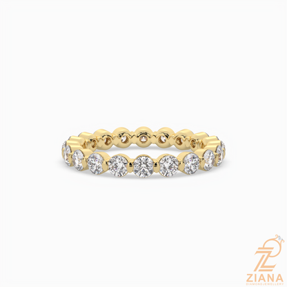 Classic Round Diamond Eternity Band Ring