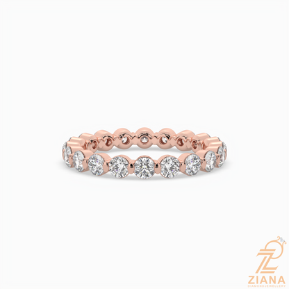 Classic Round Diamond Eternity Band Ring
