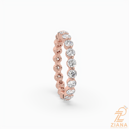 Classic Round Diamond Eternity Band Ring