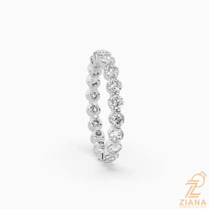 Classic Round Diamond Eternity Band Ring