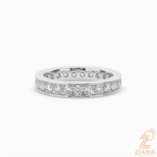 Round Brilliant Diamond Full Eternity Ring