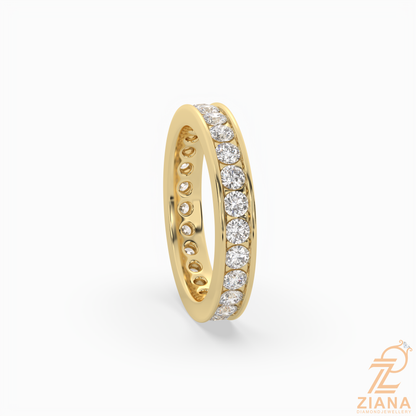 Round Brilliant Diamond Full Eternity Ring