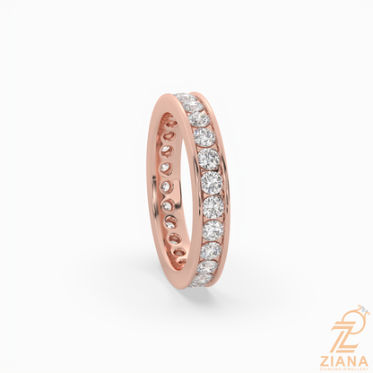 Round Brilliant Diamond Full Eternity Ring