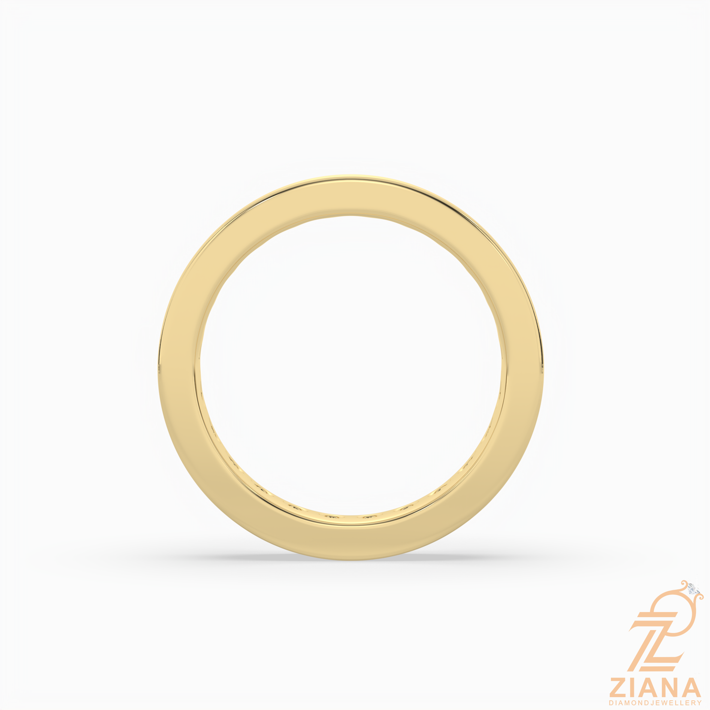 round brilliant diamond full eternity ring