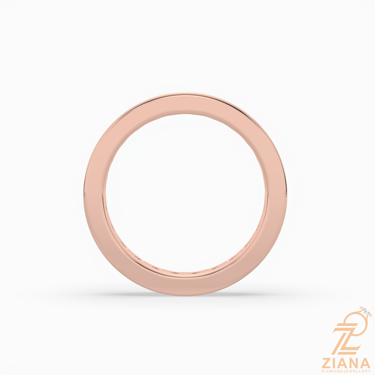 round brilliant diamond full eternity ring