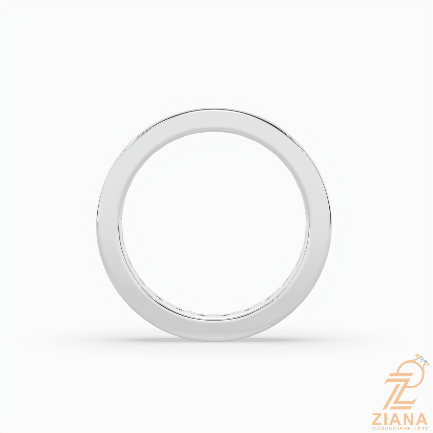 round brilliant diamond full eternity ring