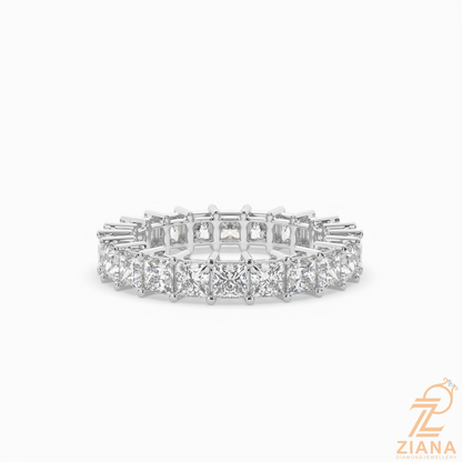 Princess Cut Diamond Eternity Band Ring