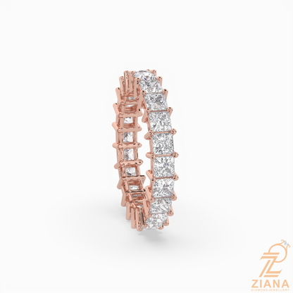 Princess Cut Diamond Eternity Band Ring