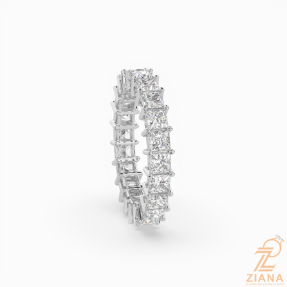 Princess Cut Diamond Eternity Band Ring