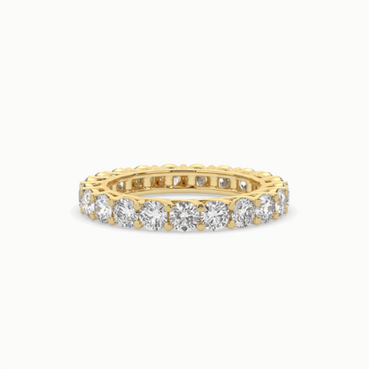 Round Lab Created Diamond Eternity