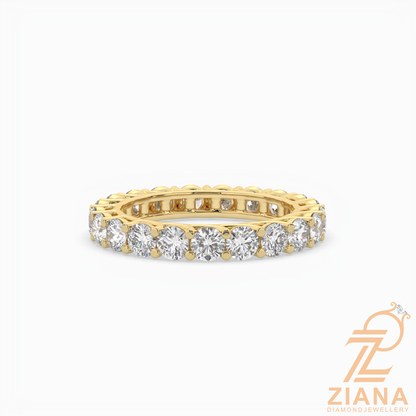 Classic Diamond Wedding Band Ring