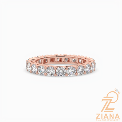 Classic Diamond Wedding Band Ring