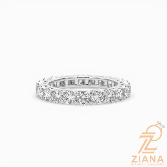 Classic Diamond Wedding Band Ring