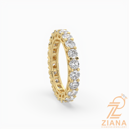 Classic Diamond Wedding Band Ring