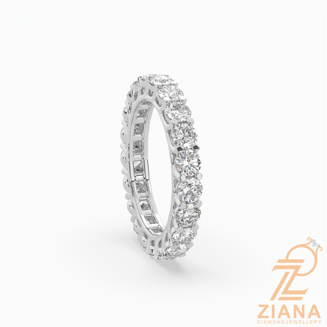 classic diamond wedding band ring