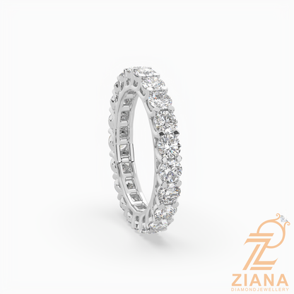 Classic Diamond Wedding Band Ring