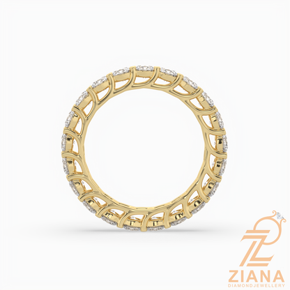Classic Diamond Wedding Band Ring