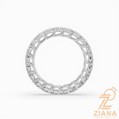Classic Diamond Wedding Band Ring