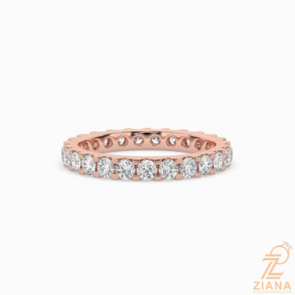 Round Brilliant Cut Diamond Eternity Band Ring
