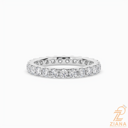 Round Brilliant Cut Diamond Eternity Band Ring