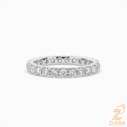 Round Brilliant Cut Diamond Eternity Band Ring
