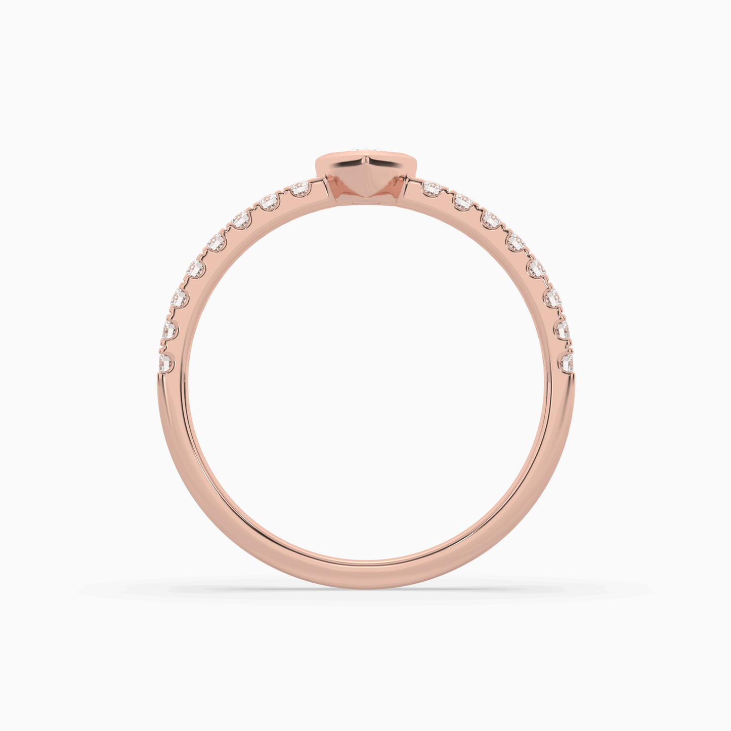 pear cut solitaire halo diamond shan