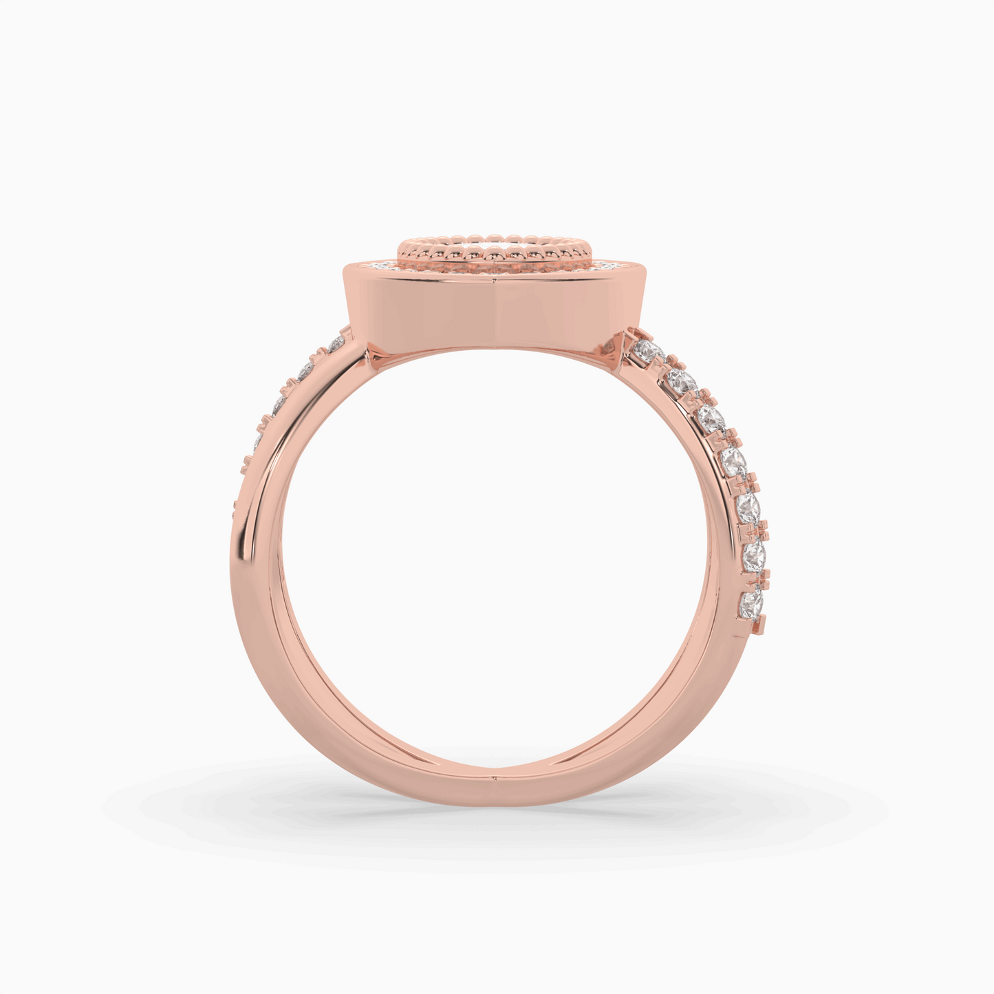 pointer marquise cut solitaire halo diamond shank