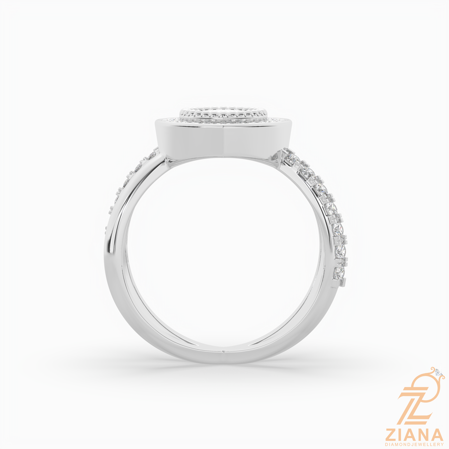 marquise halo diamond engagement ring