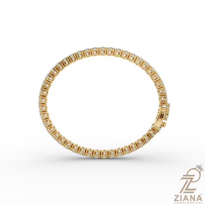 Round Brilliant Cut Diamond Tennis Bracelet