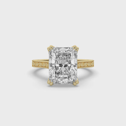 Radiant Cut Solitaire Engagement Ring