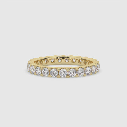Round Brilliant Cut Diamond Eternity Band Ring