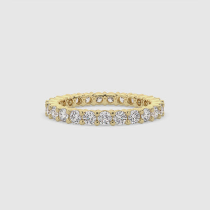 Round Brilliant Diamond Eternity Band Ring
