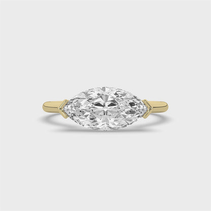 Marquise Cut Solitaire Engagement Ring