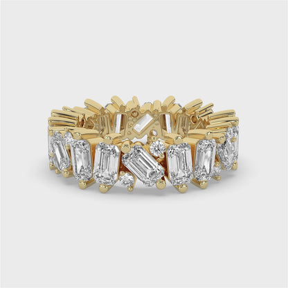 Emerald Cut Diamond Eternity Ring